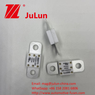 Ceramic Automobile Fuses A202001-250A with Hole Distance of 39mm and Recommended Tight Torque 11-13N·m For M8 Installation