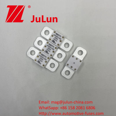 Ceramic Vehicle A202001-400A 150VDC Fuses Electrical Characteristics 1.0In 4 Hours 3.0In 10s Max. Hole Distance 39mm