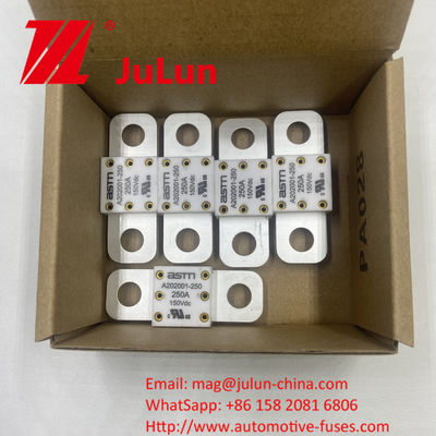 250A 150VDC A202001 ASTM Ceramic Automotive Fuses for Car Charger And Etc. Made of Ceramic Copper Silver Quartz Sand Gold