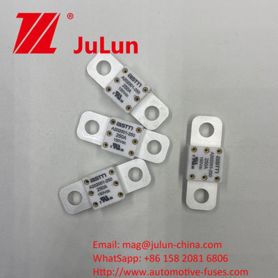 EV Traction System Ceramic A202001 250A 150VDC Fuses with High Breaking Capacity 400A 500A 16-20KA