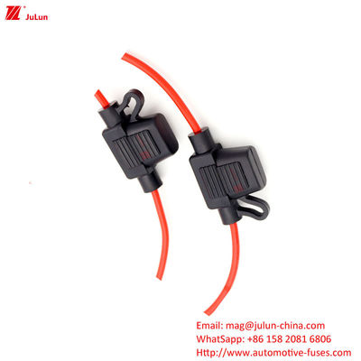 Electric Vehicle 30 Amp Automotive Fuse Holder Plastic / Nylon Housing
