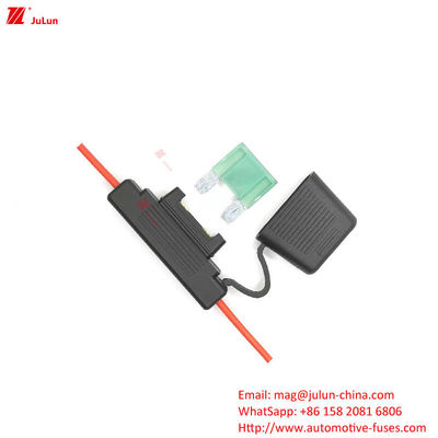 Terminals Copper Contact Automotive Fuse Holder / Box Current 5A-100A In Line