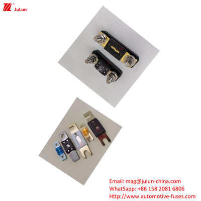 Automotive Electronic Circuit Protection Accessories For Fuses/Seats Rated Current 50A-500A Copper/Bakelite/Ceramic Materials