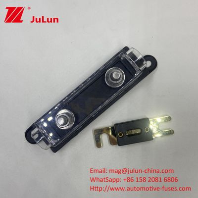 ANL Bolt Dust Proof Design Car Fuse Holder Black Blue Transparent Gold