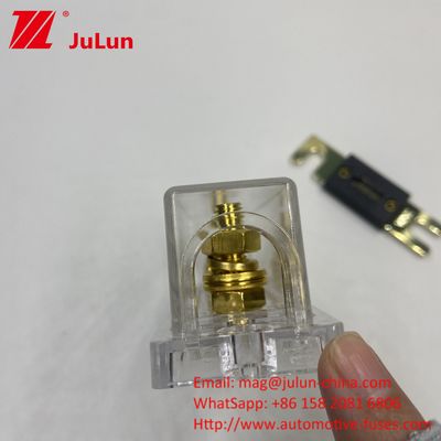 Transparent ANL Fuse Holder Dust Proof Design 20A 30A 80A 100A 200A 300A 400A 500A Rated Current