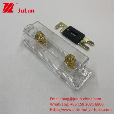 Transparent ANL Fuse Holder Dust Proof Design 20A 30A 80A 100A 200A 300A 400A 500A Rated Current