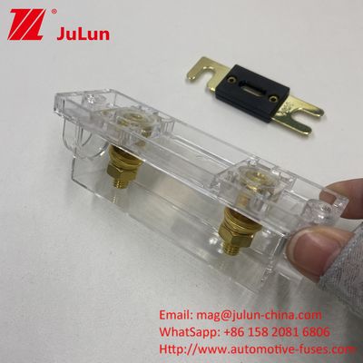 Transparent Gold ANL Car Audio Screw Bolt Holder