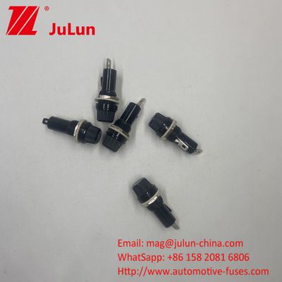 Welding Type Panel Mount Electronic Box Auto Fuse Holder For Glass Fuse Microwave Fuse