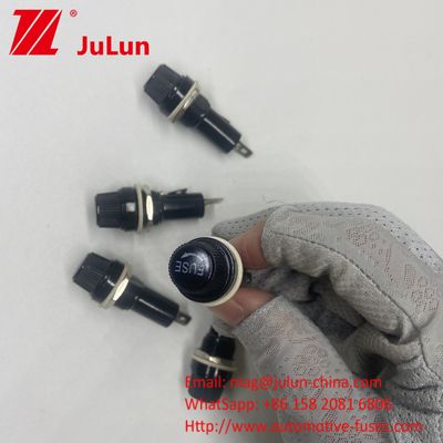 10A 250V AC 6*30 Bakelite Mini Fuse Holder Banana Plug Socket