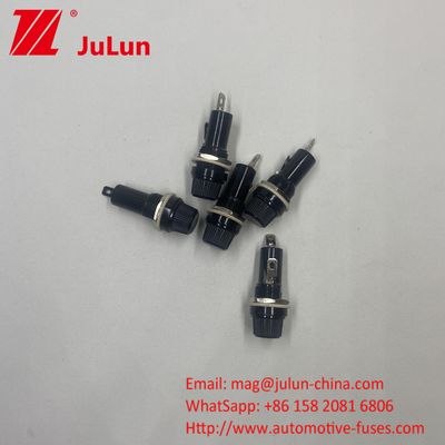 10A 250V AC 6*30 Bakelite Mini Fuse Holder Banana Plug Socket