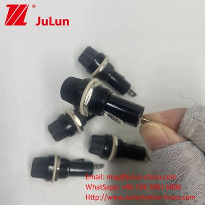 Knob Type Car Fuse Holder Tube Socket For 6*30mm  Insurance Panel Mount