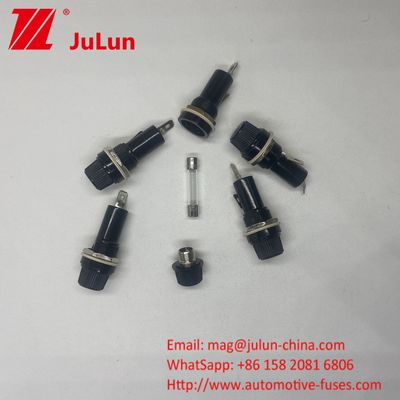6x30 6x32mm Panel Mounted Car Fuse Holder Bayonet Type 10A 20A 250V PCB Fuse Block Base