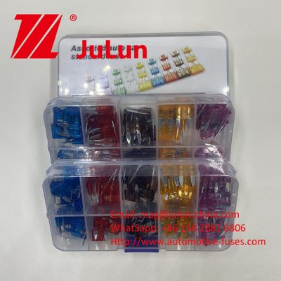 0299 Automotive Blade Fuses 15A 32V PA66 Brass For Car Fuse Box Circuit Protection