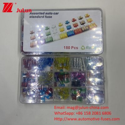 Auto Blade Fuses 40A 32V Made Of PA66 Brass For Cars SUVs Trucks