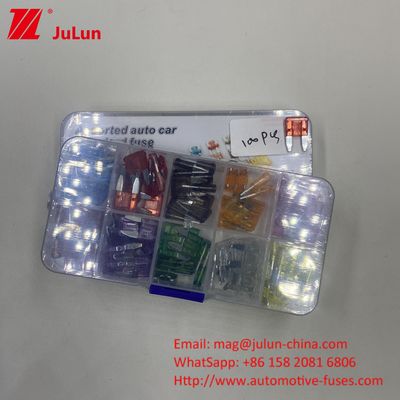 Trucks Offroad Blade Fuse Boxed 10A 32V Vehicle Circuit Breakers For Automotive Electronics 0337 0237 0899 0999 0299