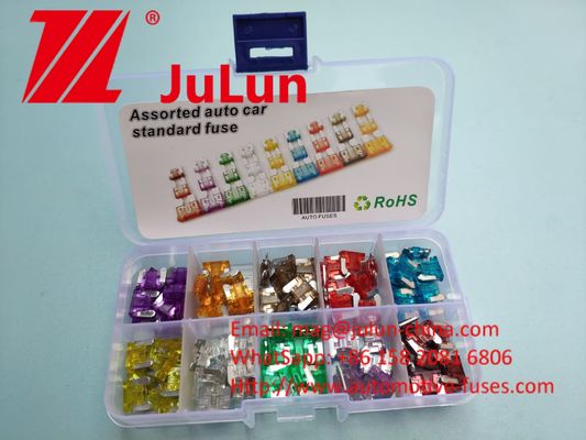Automotive Electronics 30A Blade Car Fuses With And Efficiency 32V 58V Ehicles Buses Watercraft