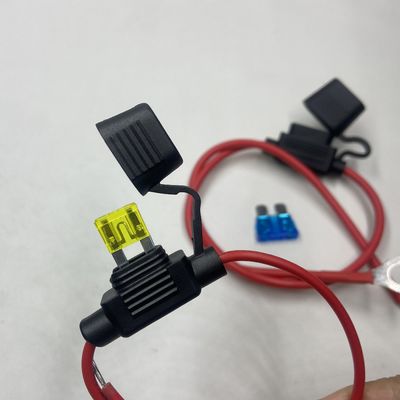 50A 15A 30A 60A Power Systems For Cars Car Fuse Holder Apply to MIDI Fuse and Designed for ABS Zinc Alloy Brass Material