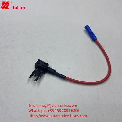 Standard Plug Adapter Mini Tap Car Fuse Holder 10A/15A/20A Brass Tin Plating Simple Spiral