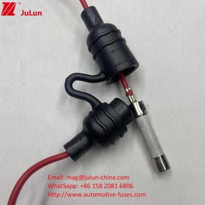 Factory direct 6x3 Glass Line Fuse Box Holde molded fuse holder for glass fuse Inline Waterproof