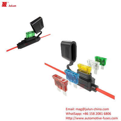 Automotive Electrical Equipment Silicone Car Fuse Seat, The Product Function For Waterproof, Dustproof, Protection Circuit.