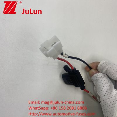 20A Power Battery Terminal Fuse holder with SAE to female Spade Pigtail connector