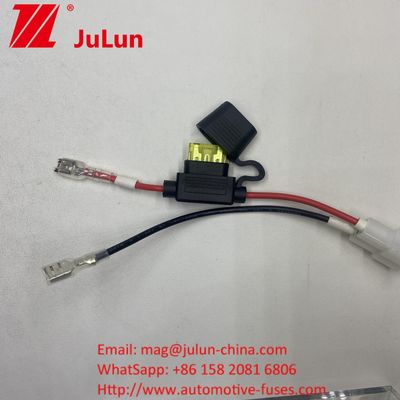 20A Power Battery Terminal Fuse holder with SAE to female Spade Pigtail connector