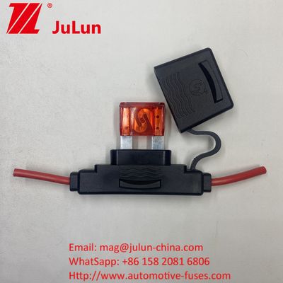 ATC/ATO Custom Inline Fuse Holder 14AWG 16AWG 18AWG 20AWG Wiring Harness 80AMP Blade Fuse Automotive Fuse Holder