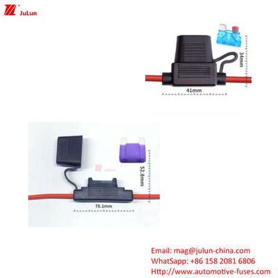 Waterproof Car Fuse Seat, Card Groove Perfectly Matched, Maximum Voltage 32VDC 58VDC