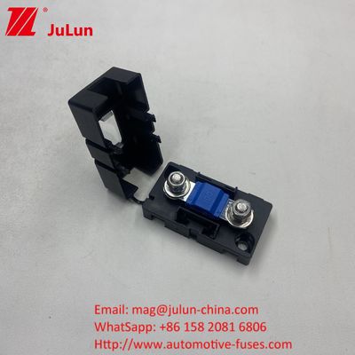 Car Fuse Holder With Waterproof Design ANS-H 1-Way Midi Fuse Holder ANS-8 20A 50A 70A 80A 100A 150A 175A 200A Safety Plate Base Car Carrier Fuse Box Bolt Type