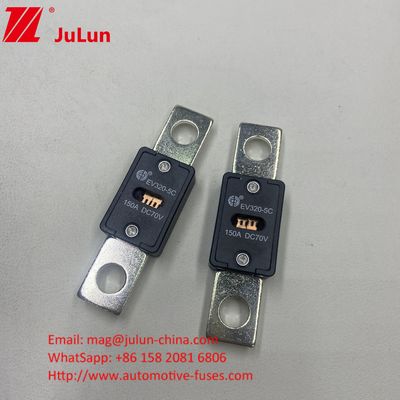 EV320-5X 80A 70VDC SINOFUSE Ceramic Automotive Fuses Small Size Short Circuit Protection Copper Silver Quartz Sand Gold