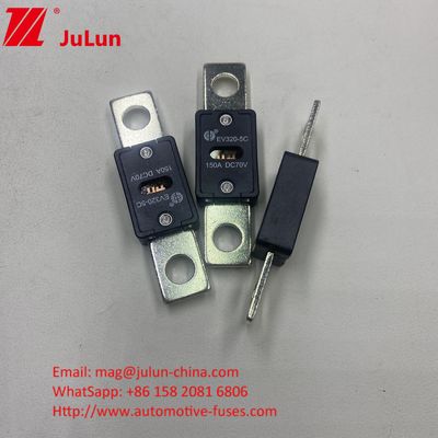 EV320-5X 80A 70VDC SINOFUSE Ceramic Automotive Fuses Small Size Short Circuit Protection Copper Silver Quartz Sand Gold