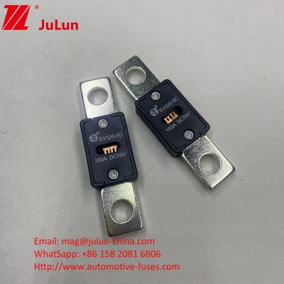 51mm Hole Distance EV320-5X 125A 70VDC Ceramic Automotive Fuses With GB/T31465.5-2015 Certification And 70VDC Rated Voltage