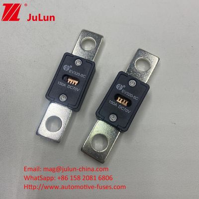 150A 70VDC EV320-5X Ceramic Automotive Fuses Quartz Sand Electrical Characteristics 1.0In 4 Hours 3.0In 10s Max