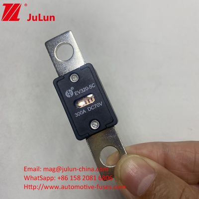 EV320-5C 200A 70VDC Electric Vehicle Fast Charging Fuse 68*19*10mm Hole Distance 51mm