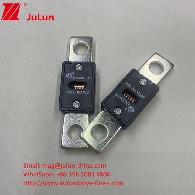 EV320-5C 200A 70VDC Electric Vehicle Fast Charging Fuse 68*19*10mm Hole Distance 51mm
