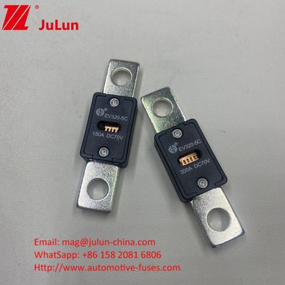 51mm Hole Distance Automotive EV320*-5X 225A 70VDC Fuses 68*19*10mm 6KA Breaking Capacity For Performance Vehicles
