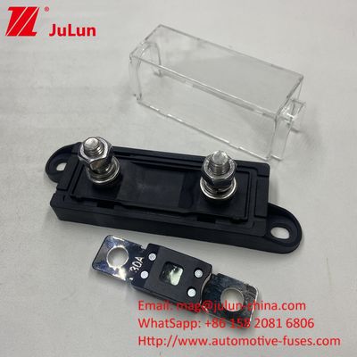3 Amp Mega Fuse Holder Modified Vehicle Car Audio Box 1 Way Waterproof Clear Cover