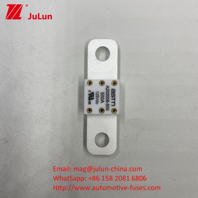 125VDC A202008 350A 125VDC ASTM Rated Voltage Ceramic Car Fuses For EV Traction System