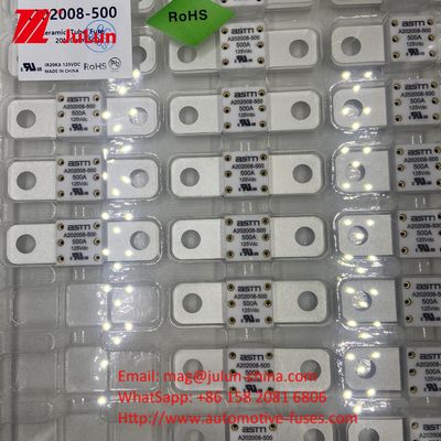 A202008 125VDC 100A Automobile DC Electric Car Charging Fuse For EV Hole Distance 50.8mm