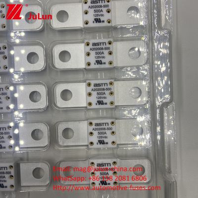 Electric Vehicle A202008 200A 125VDC ASTM Fuse For EV And Automobile Application