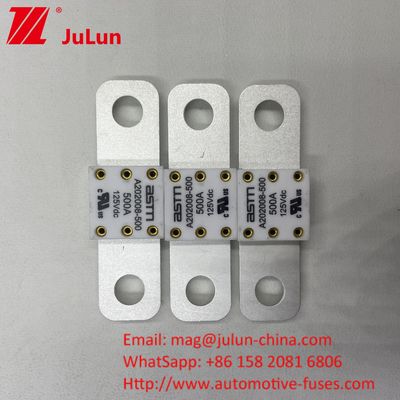 Ceramic 250A 125VDC EV Battey Fuse For Heavy Duty Applications