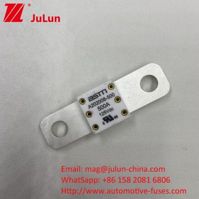 High Breaking Capacity 350A 125Vdc EV Fuse Small Size High Current Rating Short Circuit Protection