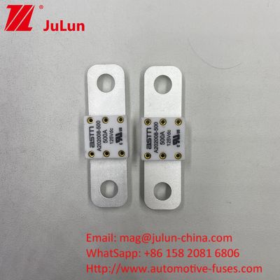 High Breaking Capacity 350A 125Vdc EV Fuse Small Size High Current Rating Short Circuit Protection