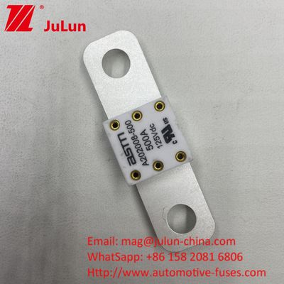 300A 125VDC ASTM M8 Bolt Car Battery Fuse Durable Long Lasting For Heavy Duty Applications