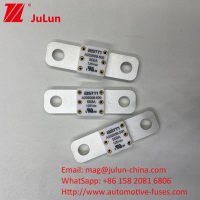 300A 125VDC ASTM M8 Bolt Car Battery Fuse Durable Long Lasting For Heavy Duty Applications