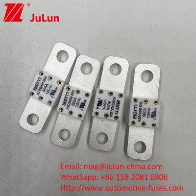 200A 125VDC 50.8mm Distance Between 2 Holes Bolt Fuse M8