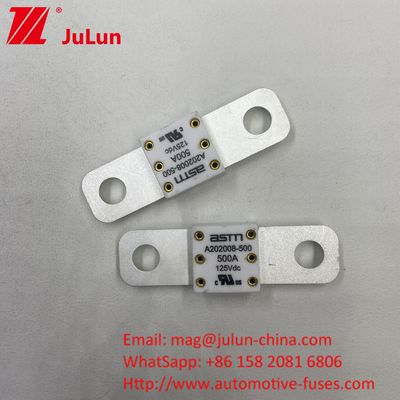 300A 125VDC Ceramic Fuse High Breaking Capacity Under 125Vdc Automotive For Heavy Duty Vehicles