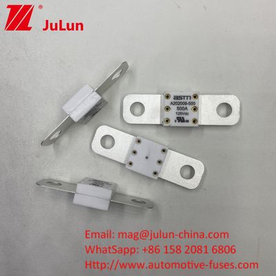 Truck 400A 125VDC Distance Between 2 Holes 50.8mm Car Battery Fuse For Elevator Communication Systems