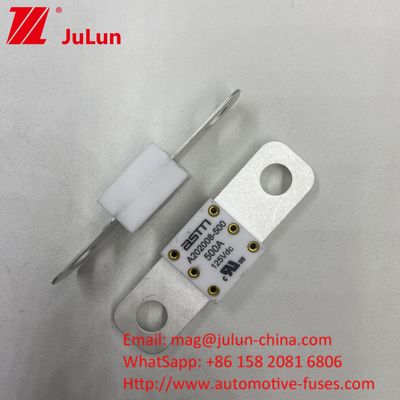 Ev Ceramic Fuse A202008 250A 125VDC Charger Adapter Compatible For Automobile Trucks A202008 125VDC 100A 125A 150A 200A 250A 300A 400A 500A