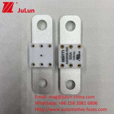 500A Auto A202008 125VDC  Portable EV Charger Fuse 100A 125A 150A 200A 250A 300A 400A 500A